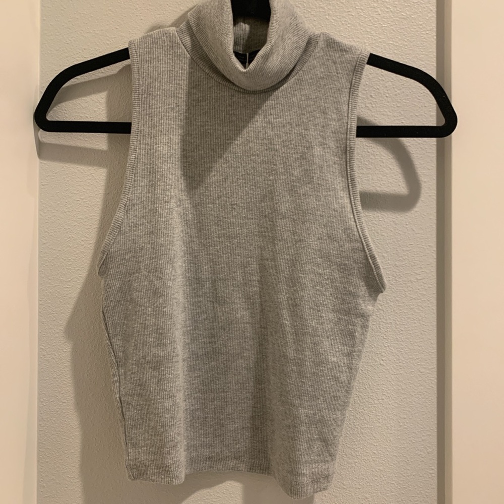 Zara - Knit Turtleneck Tank